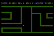 Marauder for Atari 8-bit - Starting the Sabotaging scenario.