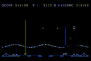 Marauder for Atari 8-bit - Slowly destroying the shield...