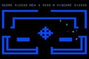 Marauder for Atari 8-bit - Under attack! Don't get caught in the crossfire!
