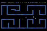 Marauder for Atari 8-bit - Running through the maze...