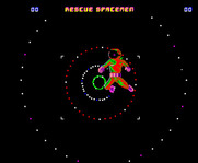 Blaster for Arcade - Game attract mode.