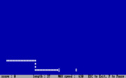 Slither for IBM PC/Compatibles - Various background colors can be selected.