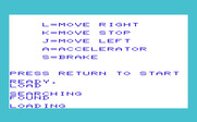 Raceway for Commodore VIC-20 - Loading...
