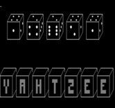 Yahtzee for Exidy Sorcerer - Title screen.