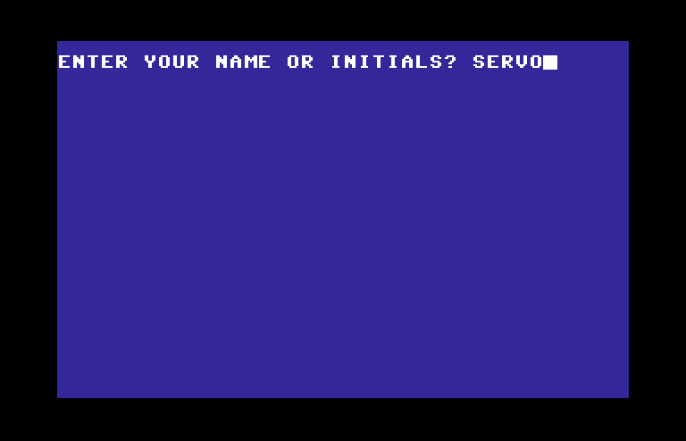 Stargate 64 Commodore 64 Screenshot: A new high score!
