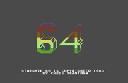 Stargate 64 for Commodore 64 - Title screen 2.