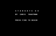 Stargate 64 for Commodore 64 - Press fire to begin!