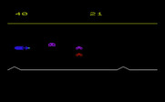 Space Adventure for Commodore VIC-20 - Three opponents incoming...