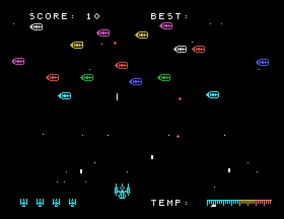 Ultra, The Tatung Einstein Screenshot: Game start.