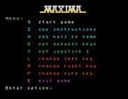 Ultra, The for Tatung Einstein - The main menu.