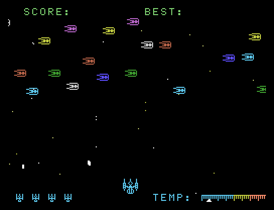 Ultra, The Memotech MTX Screenshot: Game start.