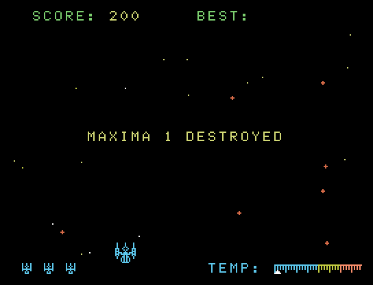 Ultra, The Memotech MTX Screenshot: Round 1 completed!