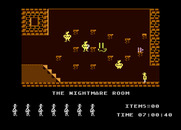 Jet Set Willy for Atari 8-bit - This room is a nightmare!