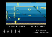 Jet Set Willy for Atari 8-bit - To the kitchen!