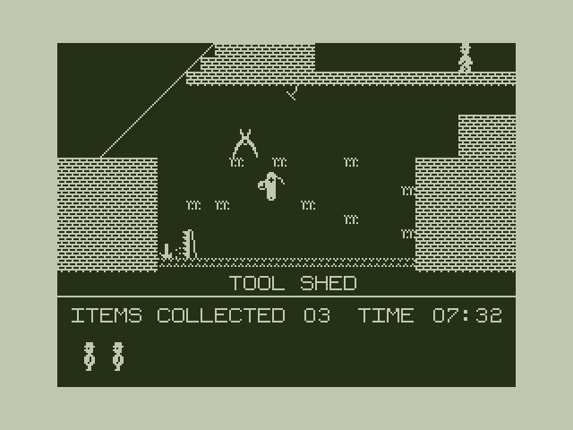 Jet Set Willy Dragon 32/64 Screenshot: Oops, looks like I found a dead end...