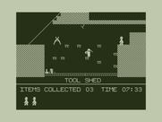 Jet Set Willy for Dragon 32/64 - The tool shed can prove to be tricky.