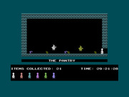 Jet Set Willy for Commodore 16 & Plus/4 - The pantry; a few items here, but otherwise a dead end.