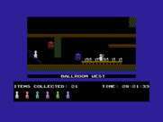 Jet Set Willy for Commodore 16 & Plus/4 - Ballroom west; this is tricky to get past!