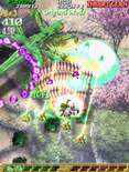 Mushihimesama Futari Ver 1.5 for Arcade - Attacking a giant insect...