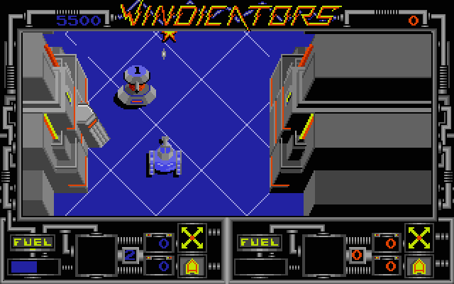 Vindicators Atari ST Screenshot: Don't get blasted!