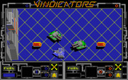 Vindicators for Atari ST - Game start; tanks attack!