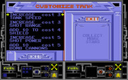 Vindicators for Atari ST - Collect stars to buy upgrades!