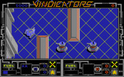 Vindicators for Atari ST - Navigating a well guarded maze!