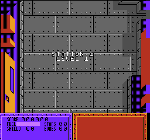 Vindicators NES / Famicom Screenshot: Ready for station 1, level 1?