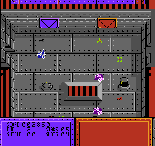 Vindicators NES / Famicom Screenshot: I'll need a key to open one of these doors...