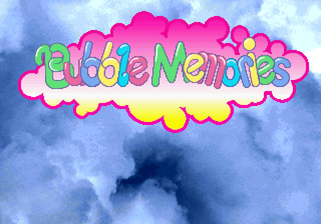 Bubble Memories: The Story of Bubble Bobble III Arcade Screenshot: Title screen 1.
