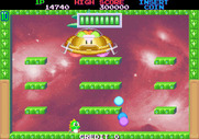 Bubble Memories: The Story of Bubble Bobble III for Arcade - Fighting a large boss...