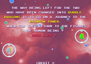 Bubble Memories: The Story of Bubble Bobble III for Arcade - Game start; good luck!