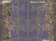 Elevator Action II for Arcade - Riding an elevator downward...