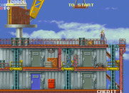 Elevator Action II for Arcade - Starting out on an oil well.