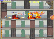 Elevator Action II for Arcade - The screen shakes as I fire missiles...