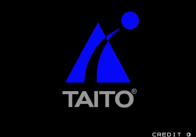 Cleopatra Fortune Arcade Screenshot: Taito logo.