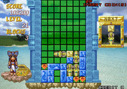 Cleopatra Fortune for Arcade - Blocks falling into place...