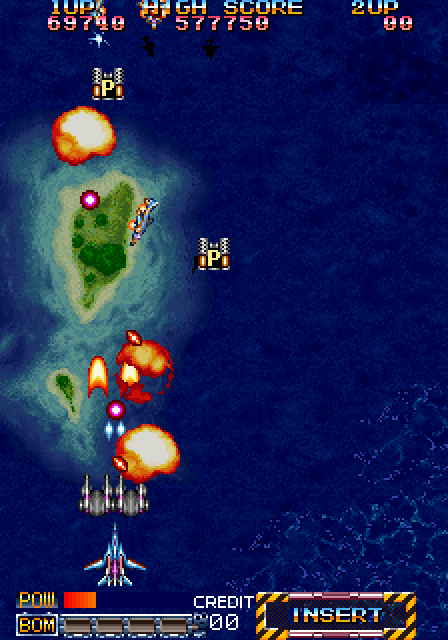 Grid Seeker: Project Storm Hammer Arcade Screenshot: Start of the next mission...
