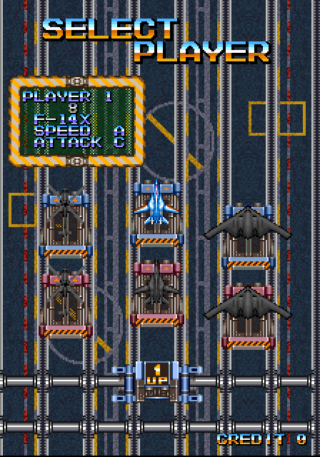 Grid Seeker: Project Storm Hammer Arcade Screenshot: Select a player.