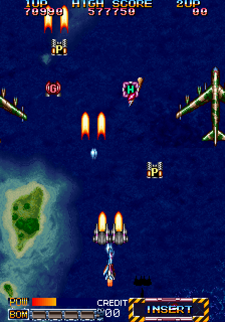 Grid Seeker: Project Storm Hammer Arcade Screenshot: Collect as many power-ups as you can to make the mission easier...