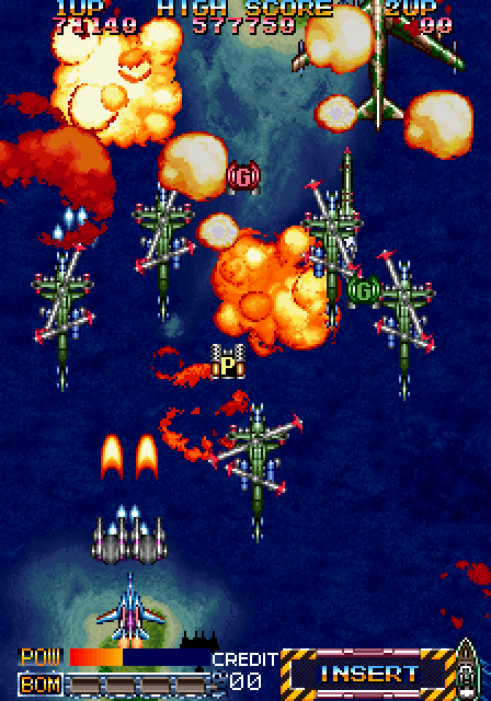 Grid Seeker: Project Storm Hammer Arcade Screenshot: A huge fleet attacks!