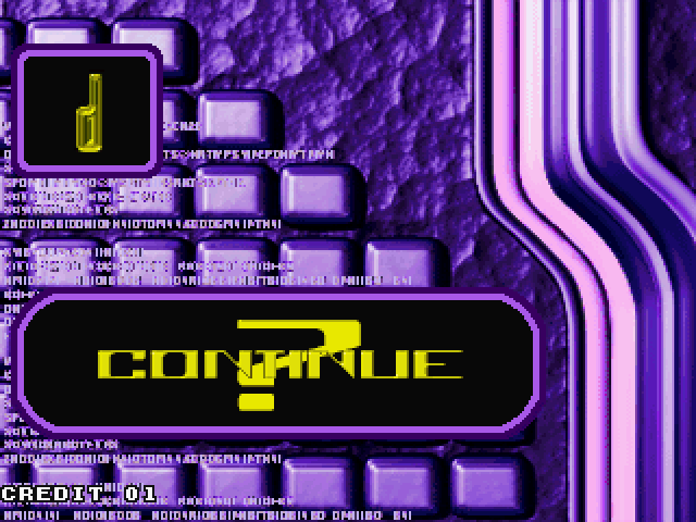 Guts'n Arcade Screenshot: Continue?