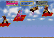 Arabian Magic for Arcade - Enemies have their own flying carpets...