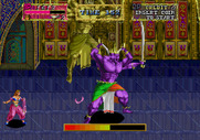 Arabian Magic for Arcade - Attacking an end of level boss...