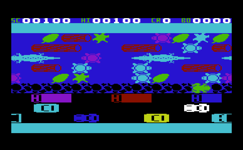 Cricket Commodore VIC-20 Screenshot: Game over.