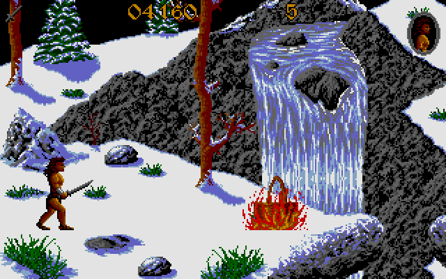 Unreal IBM PC/Compatibles Screenshot: This section of the game features a 2D side view.