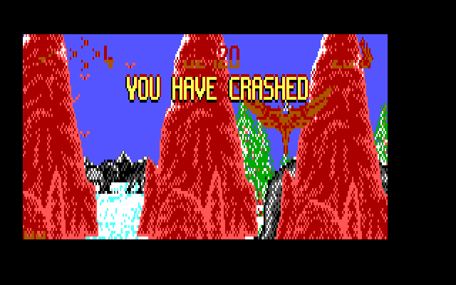 Unreal IBM PC/Compatibles Screenshot: Oops, I crashed...