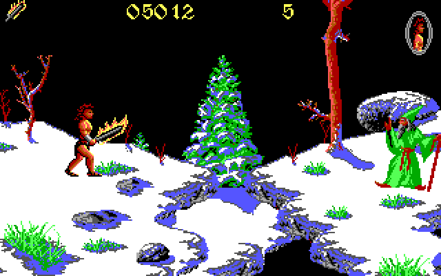 Unreal IBM PC/Compatibles Screenshot: Time to fight a wizard!