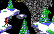 Unreal for IBM PC/Compatibles - That platform in the middle moves, and you'll need it to cross this gap...