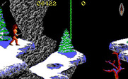 Unreal for IBM PC/Compatibles - Use the rope to swing to the other platform...